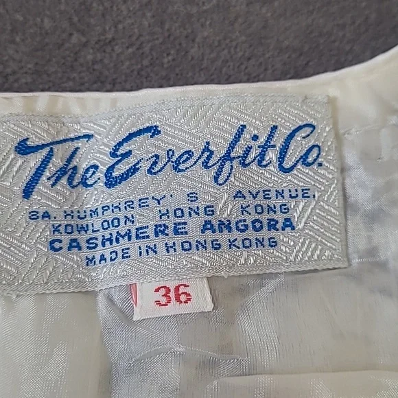 TheEverllitCo. Cashmere Angora beaded tank size 36 - Picture 8 of 11